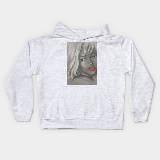 Marilyn Kids Hoodie by Svetlana Pelin